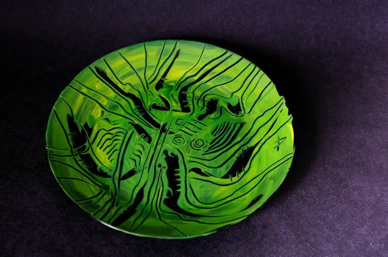 Miniature-Assiette Décorée | Peinture N° : 031