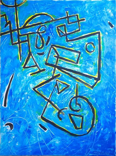 Peinture Abstraite N° : 008-Miniature