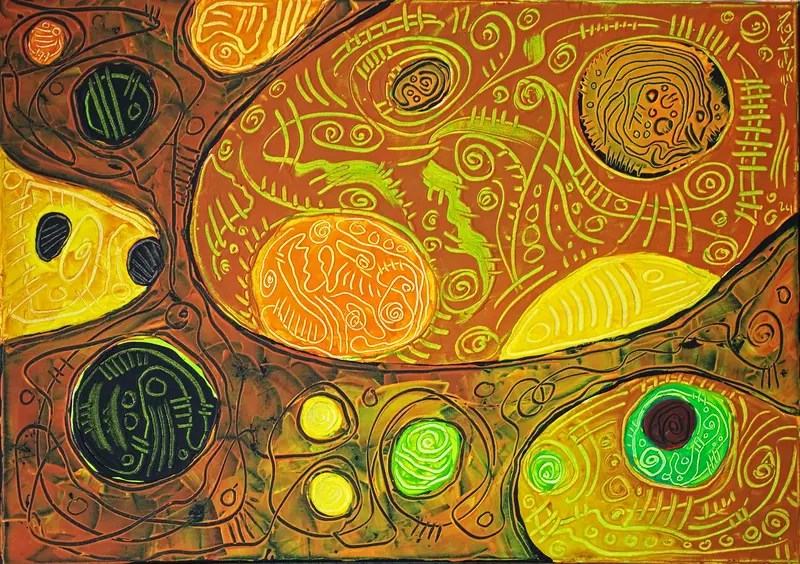 Peinture Abstraite N° : 0107-Miniature