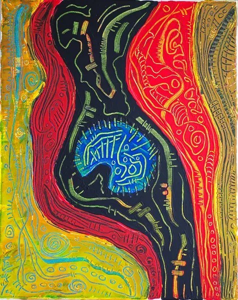 Peinture Abstraite N° : 0110-Miniature