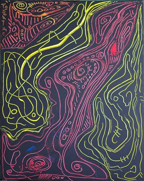 Peinture Abstraite N° : 0112-Miniature