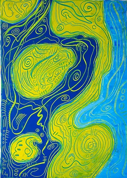 Peinture Abstraite N° : 0115-Miniature