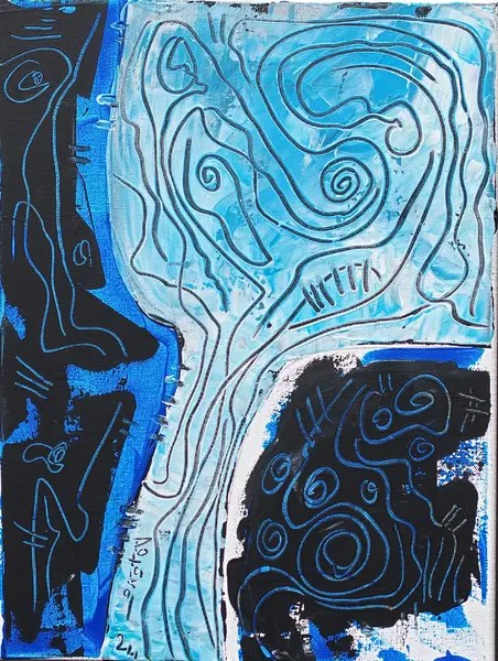 Peinture Abstraite N° : 0116-Miniature