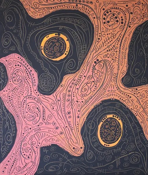 Peinture Abstraite N° : 088-Miniature