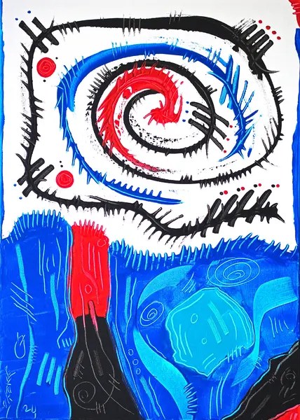 Peinture Abstraite N° : 089-Miniature