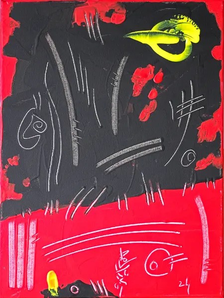 Peinture Abstraite N° : 091-Miniature