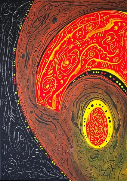 Peinture Abstraite N° : 093-Miniature