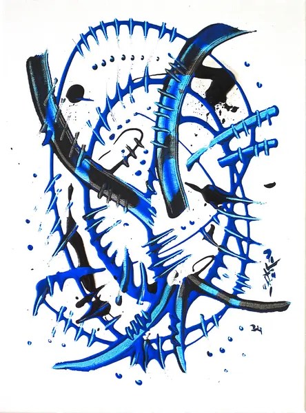 Peinture Abstraite N° : 095-Miniature