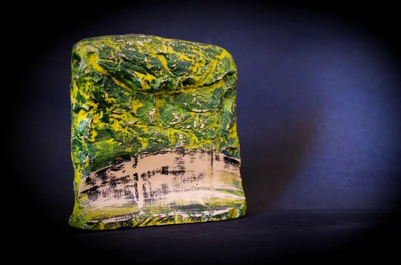 Miniature-Sculpture Abstraite En Argile N° : 001