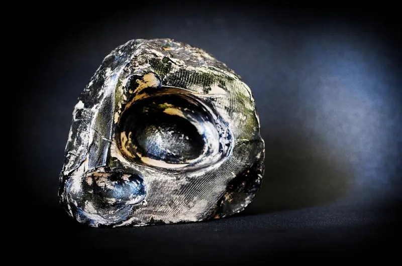 Miniature-Sculpture Abstraite En Argile N° : 002