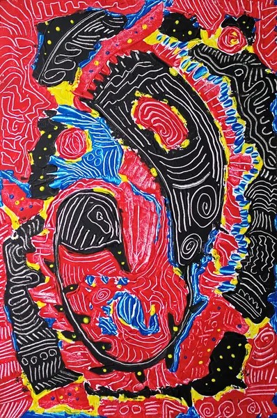 Peinture Abstraite N° : 033-Miniature