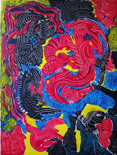 Peinture Abstraite N° : 038-Miniature