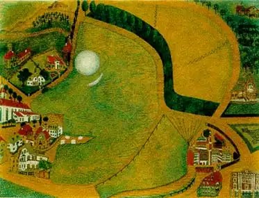 August Natterer "Tête de sorcière", vers 1915.