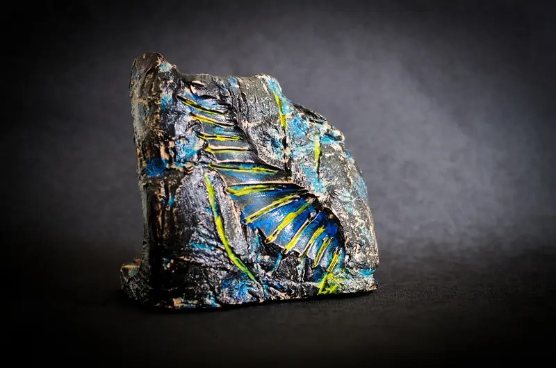 Miniature-Sculpture Abstraite En Argile N° : 003